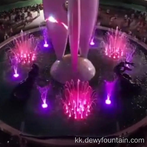 Рождестволық мереке Сыртқы судың музыкалық субұрқақ шоуы